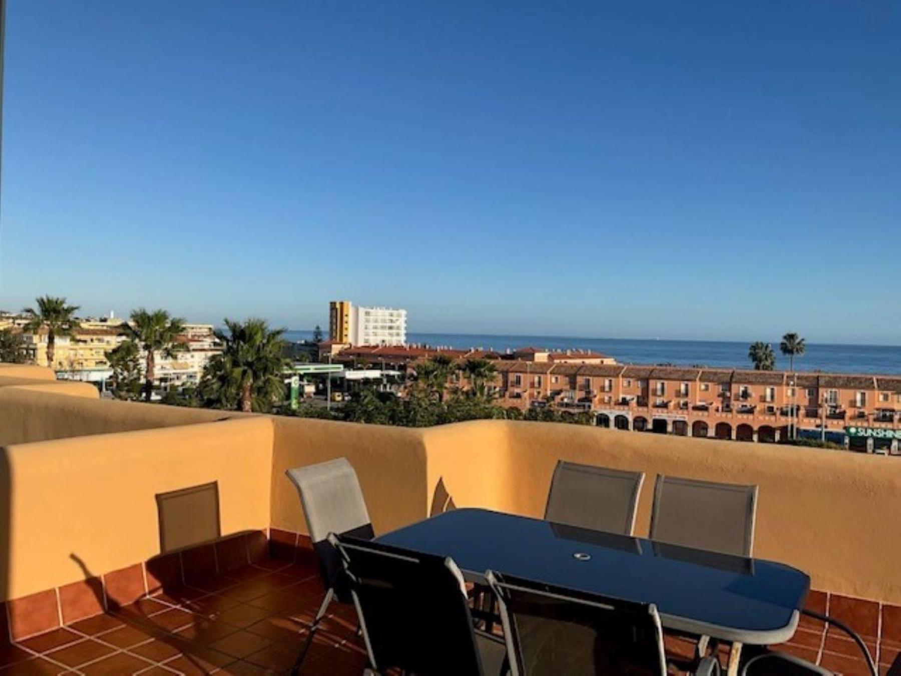 Ferienwohnung Lets In The Sun Blue Cala La Cala De Mijas Exterior foto